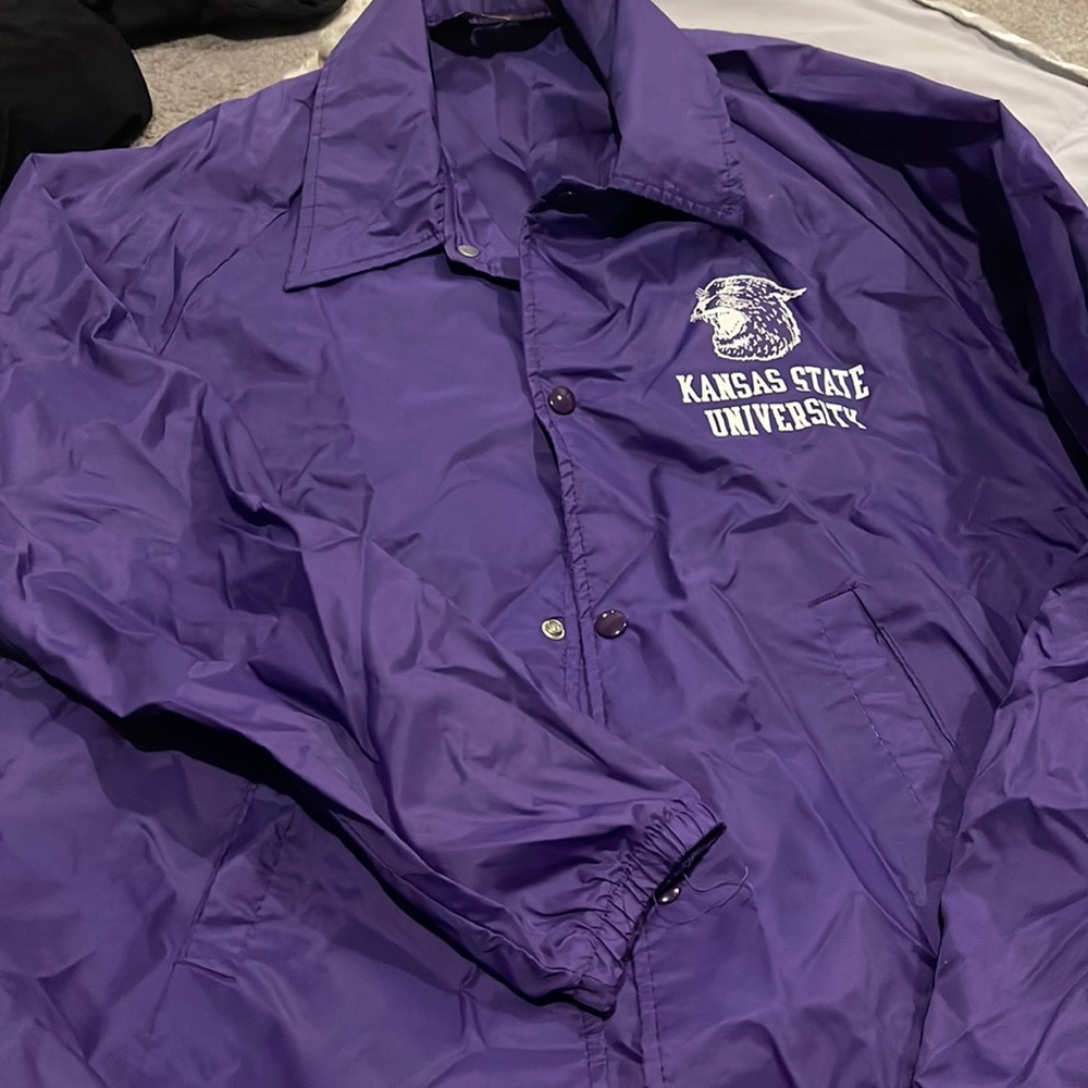 Kansas state university warm up windbreaker